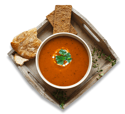 zuppa cremosa ai fagioli