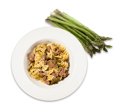 ragù bianco agli asparagi