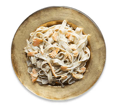 tagliolini salmone e limone